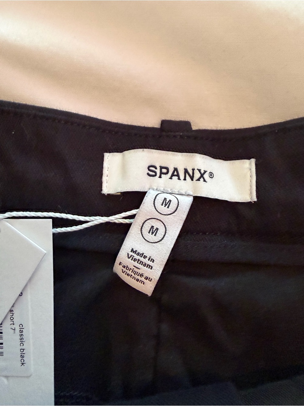 #689 SPANX Black Waistband Shorts. Brand Spanking New with tags. - Picture 7 of 9